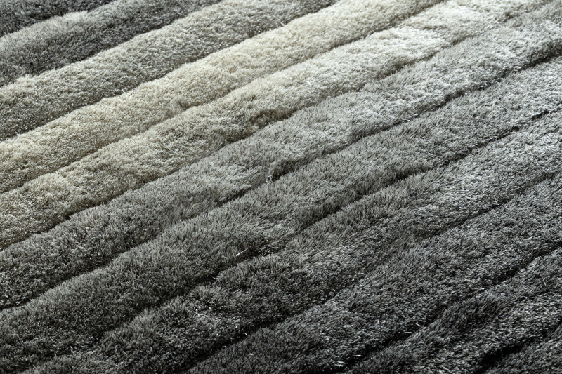 Kusový koberec Flim 007-B6 Stripes grey 2