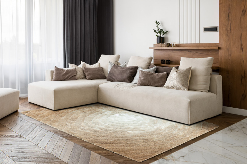 Kusový koberec Flim 008-B1 Circles beige 120x160 cm (obrázek 11)