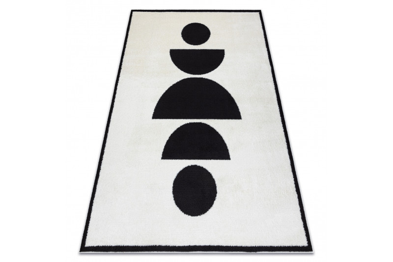 Kusový koberec Mode 8598 geometric cream/black 80x150 cm (obrázek 7)