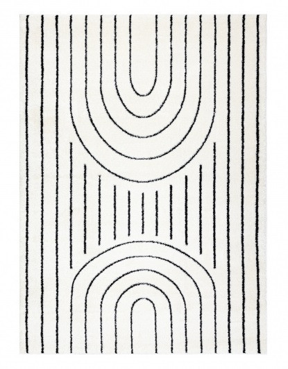 Kusový koberec Mode 8494 geometric cream/black