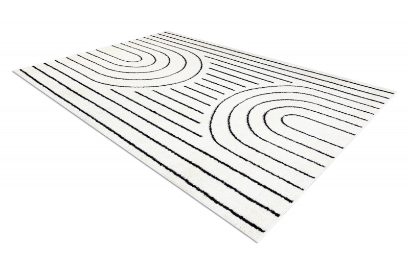 Kusový koberec Mode 8494 geometric cream/black 80x150 cm (obrázek 8)