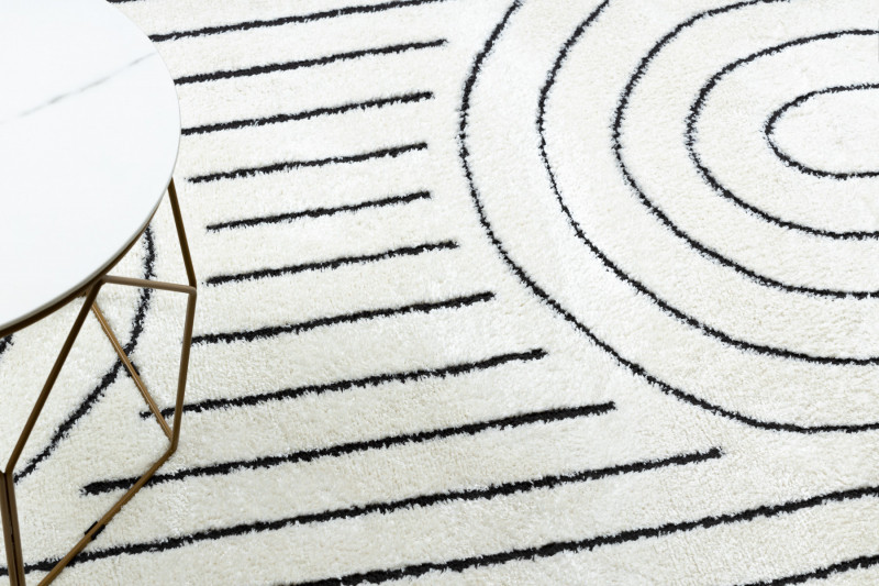 Kusový koberec Mode 8494 geometric cream/black 80x150 cm (obrázek 10)