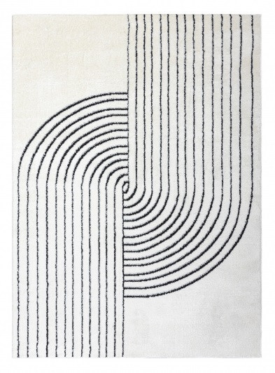 Kusový koberec Mode 8587 geometric cream/black