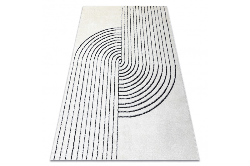 Kusový koberec Mode 8587 geometric cream/black 120x170 cm (obrázek 9)