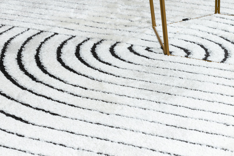 Kusový koberec Mode 8587 geometric cream/black 120x170 cm (obrázek 13)