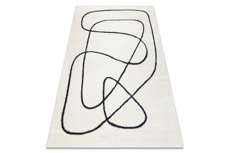 Kusový koberec Mode 8377 abstract cream/black 80x150 cm (obrázek 8)