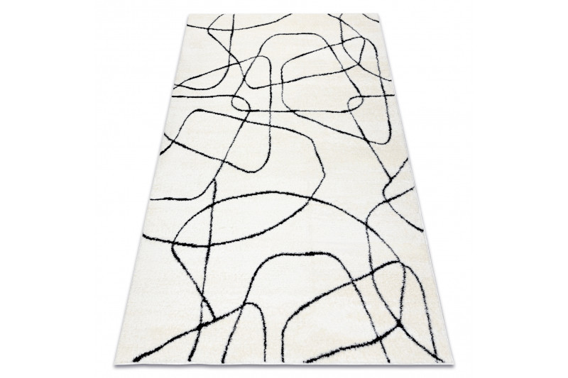 Kusový koberec Mode 8522 abstract cream/black 80x150 cm (obrázek 6)