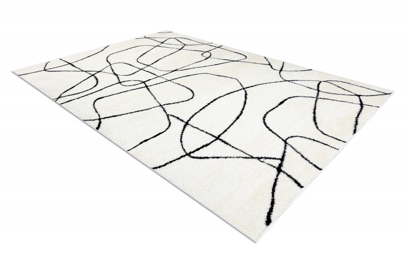 Kusový koberec Mode 8522 abstract cream/black 80x150 cm (obrázek 7)
