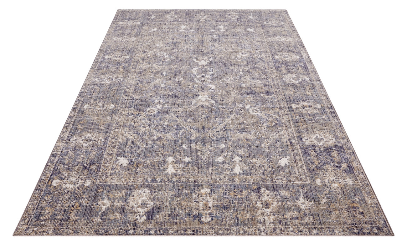 Kusový koberec Cairo 105588 Port Said Cream Blue – na ven i na doma 4