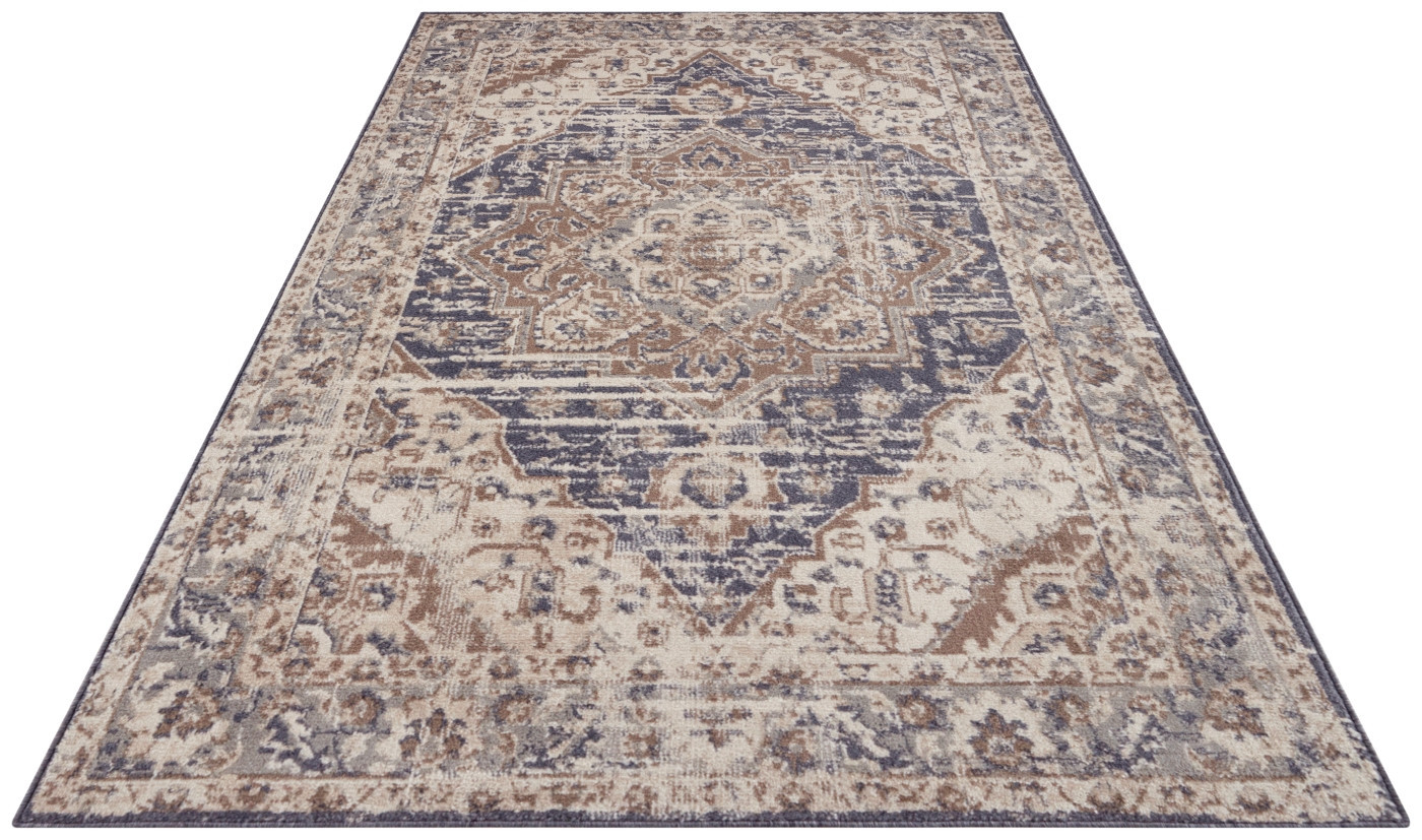 Kusový koberec Terrain 105595 Sand Cream Blue 2