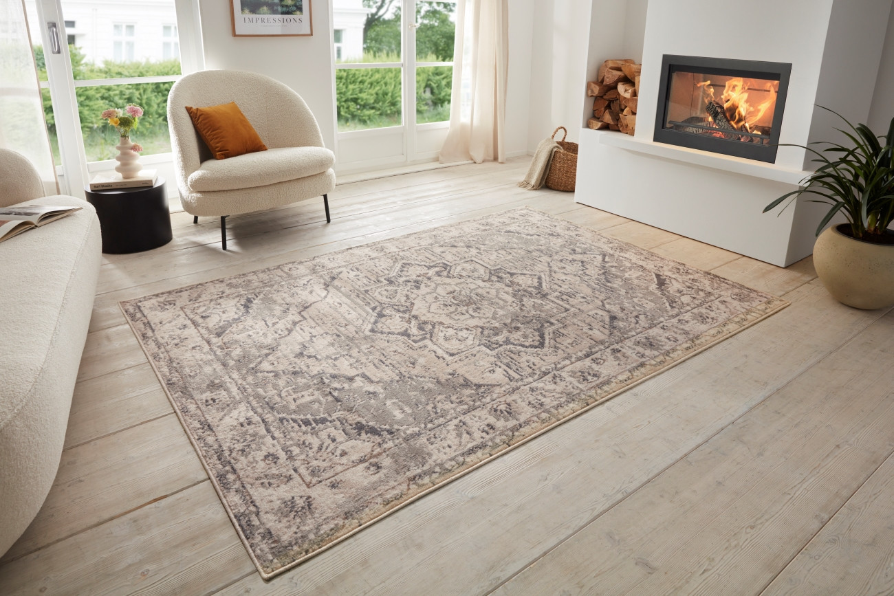 Kusový koberec Terrain 105596 Sand Cream Grey 2