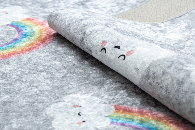 Dětský kusový koberec Junior 52063.801 Rainbow grey 80x150 cm (obrázek 10)