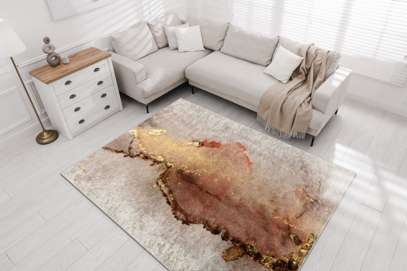 Kusový koberec Miro 512101.801 beige / gold 80x150 cm (obrázek 9)