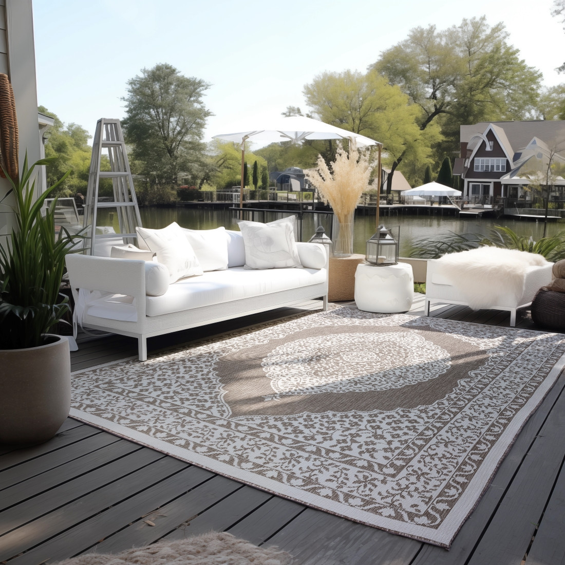Kusový koberec Gemini 106026 Linen z kolekce Elle – na ven i na doma 2