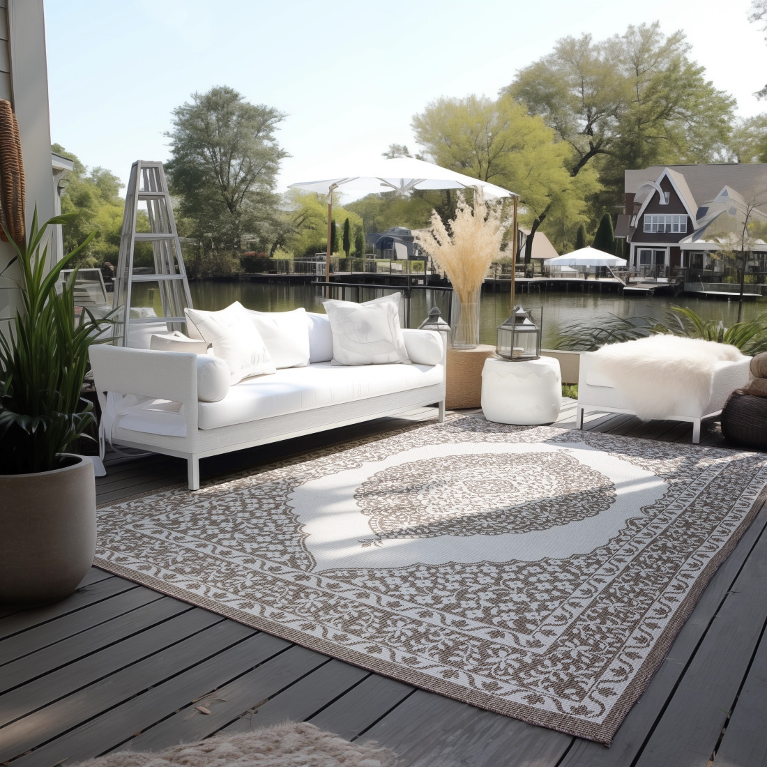 Kusový koberec Gemini 106026 Linen z kolekce Elle – na ven i na doma 4