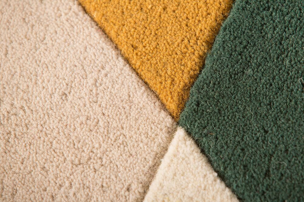 Ručně všívaný běhoun Illusion Prism Green/Multi 4