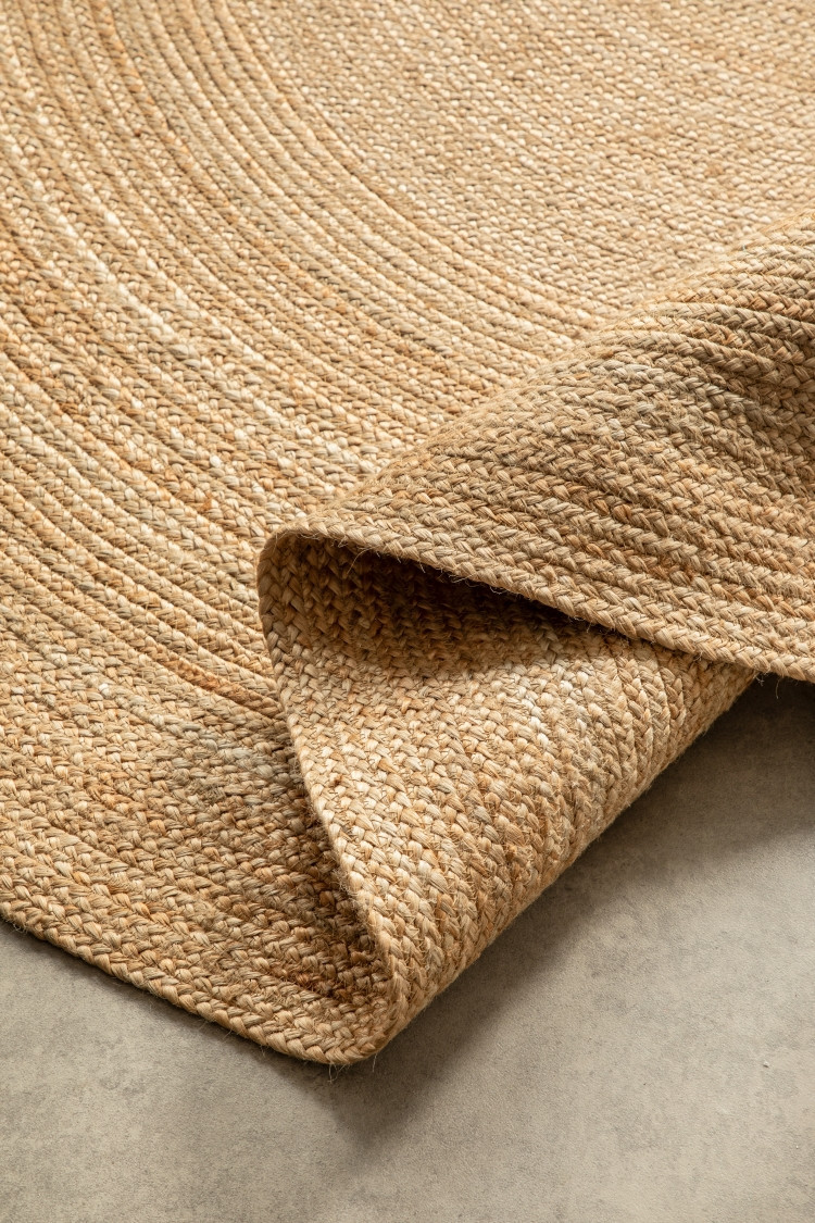 Kusový koberec Jute Braided 106005 Gold Kruh Ø 100 cm 3