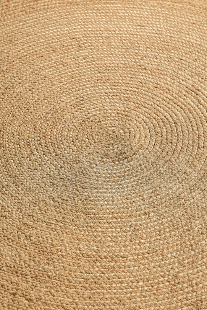 Kusový koberec Jute Braided 106005 Gold Kruh Ø 100 cm 4