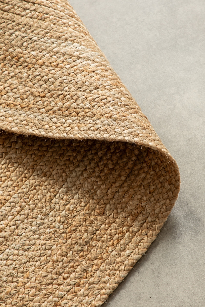 Kusový koberec Jute Braided 106005 Gold Kruh Ø 100 cm 5