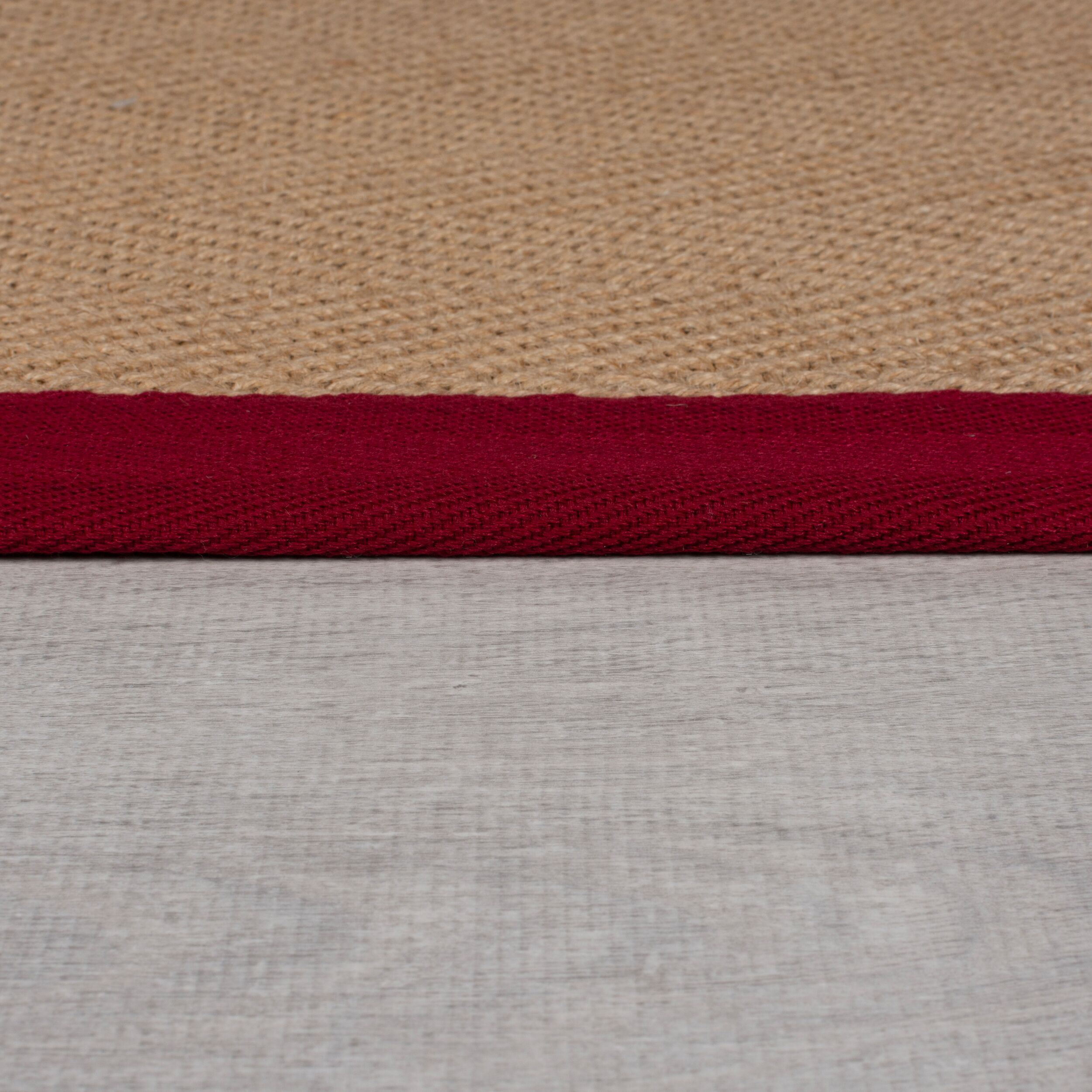 Kusový koberec Herringbone Border Kira Red 4