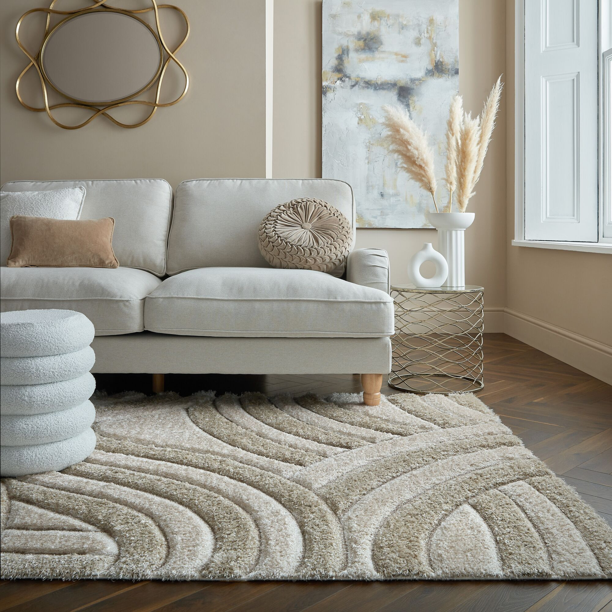 Kusový koberec Indulgence Velvet Carved Natural 4