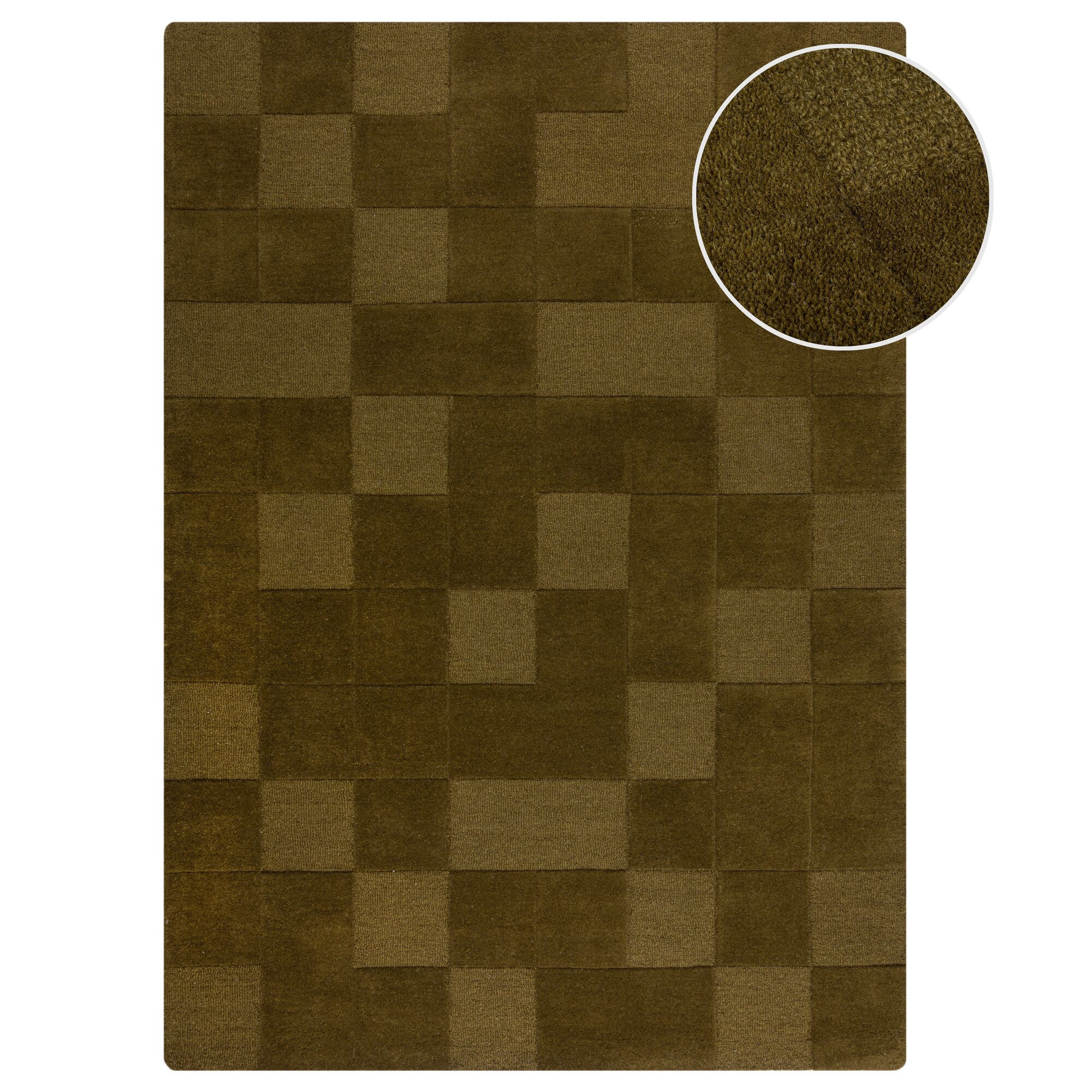 Kusový koberec Moderno Checkerboard Green 5