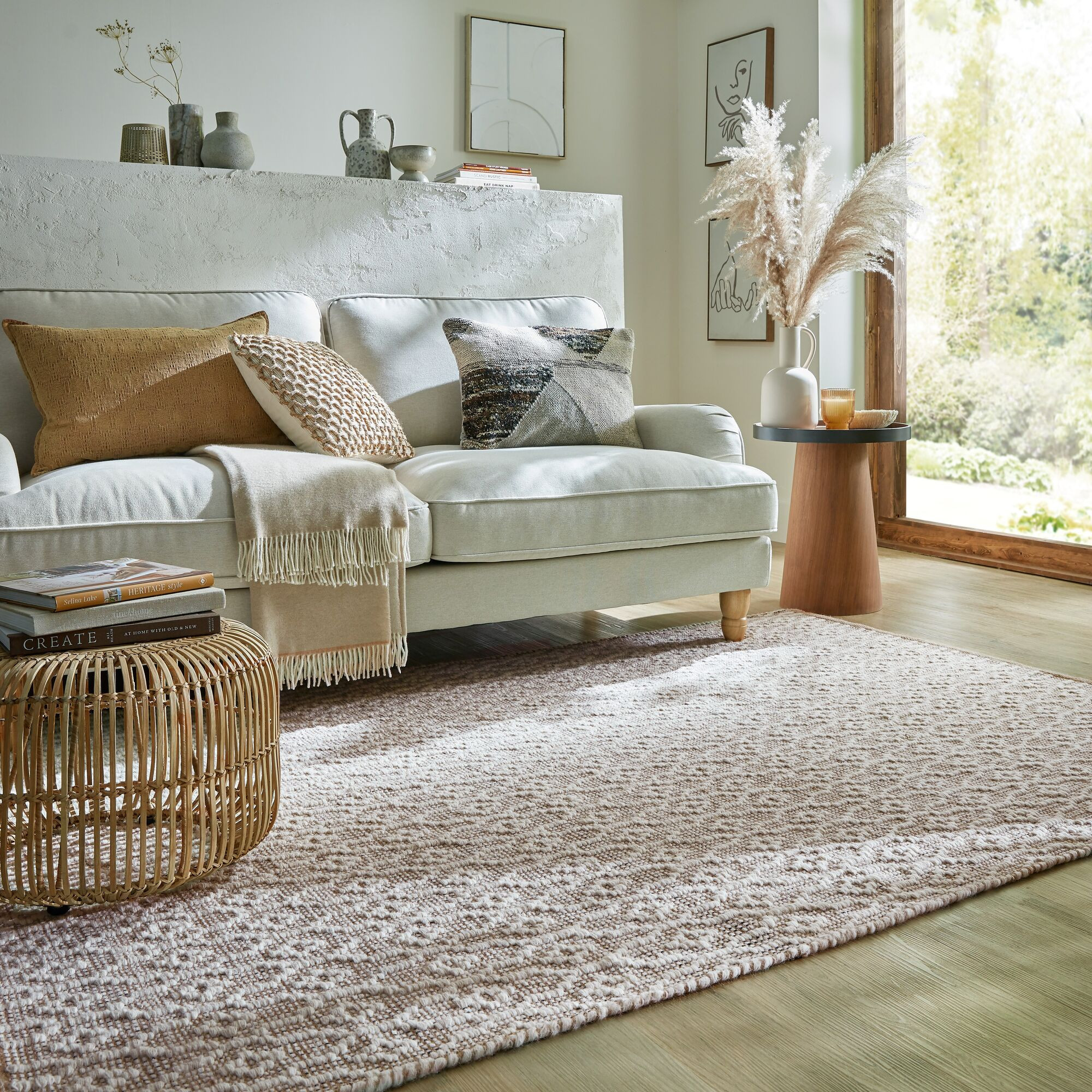 Ručně tkaný kusový koberec Nur Wool Dream Natural 3