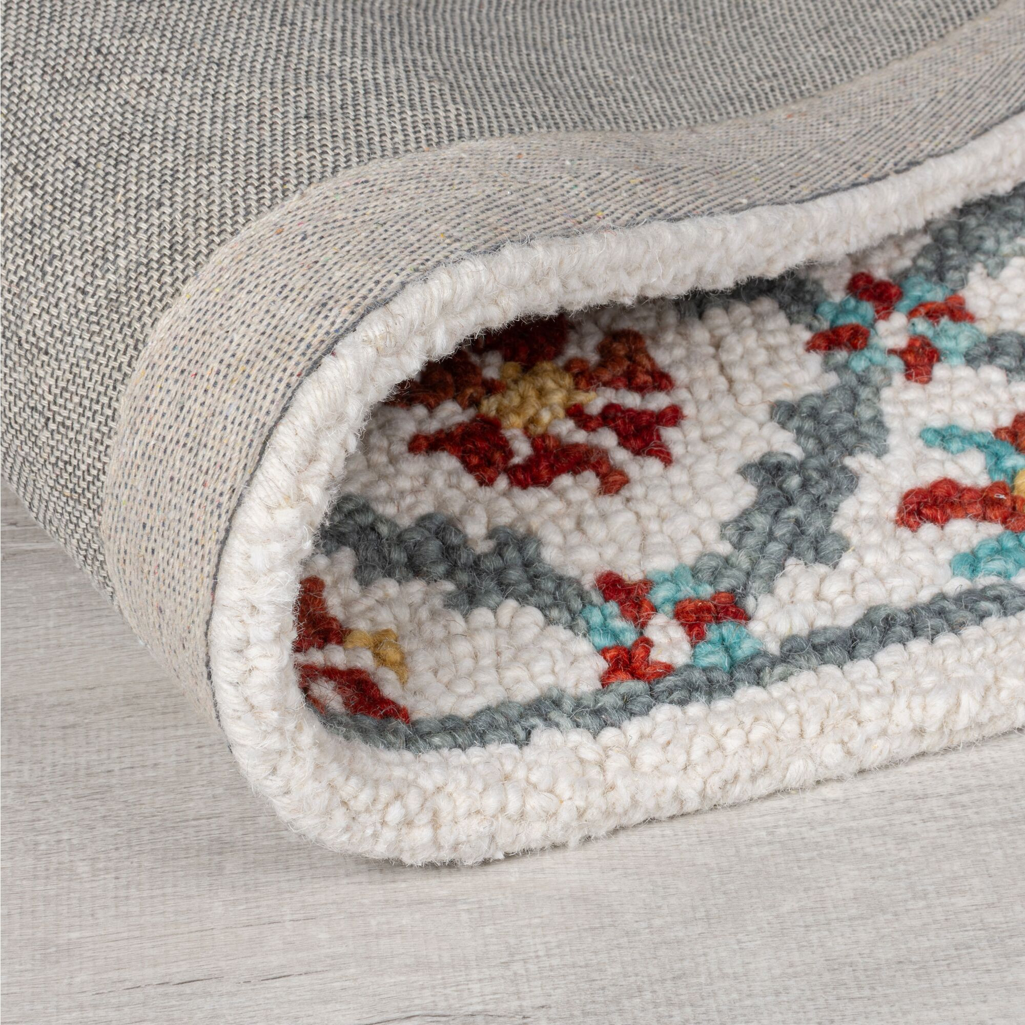 Kusový koberec Wool Loop Iris Red/Blue 120x170 cm (obrázek 7)