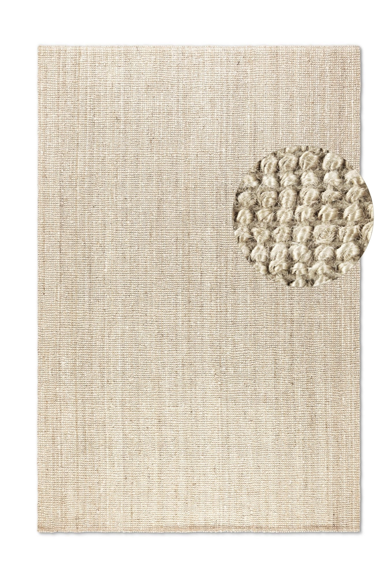 Kusový koberec Bouclé Jute 105973 Ivory White 2