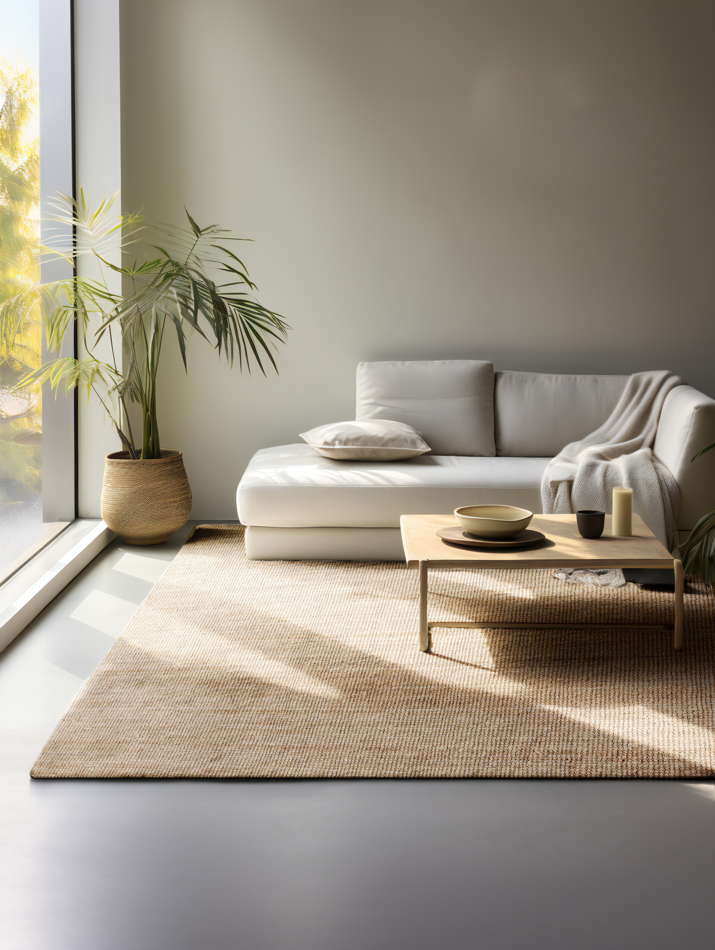 Kusový koberec Bouclé Jute 105974 Natural Golden 2