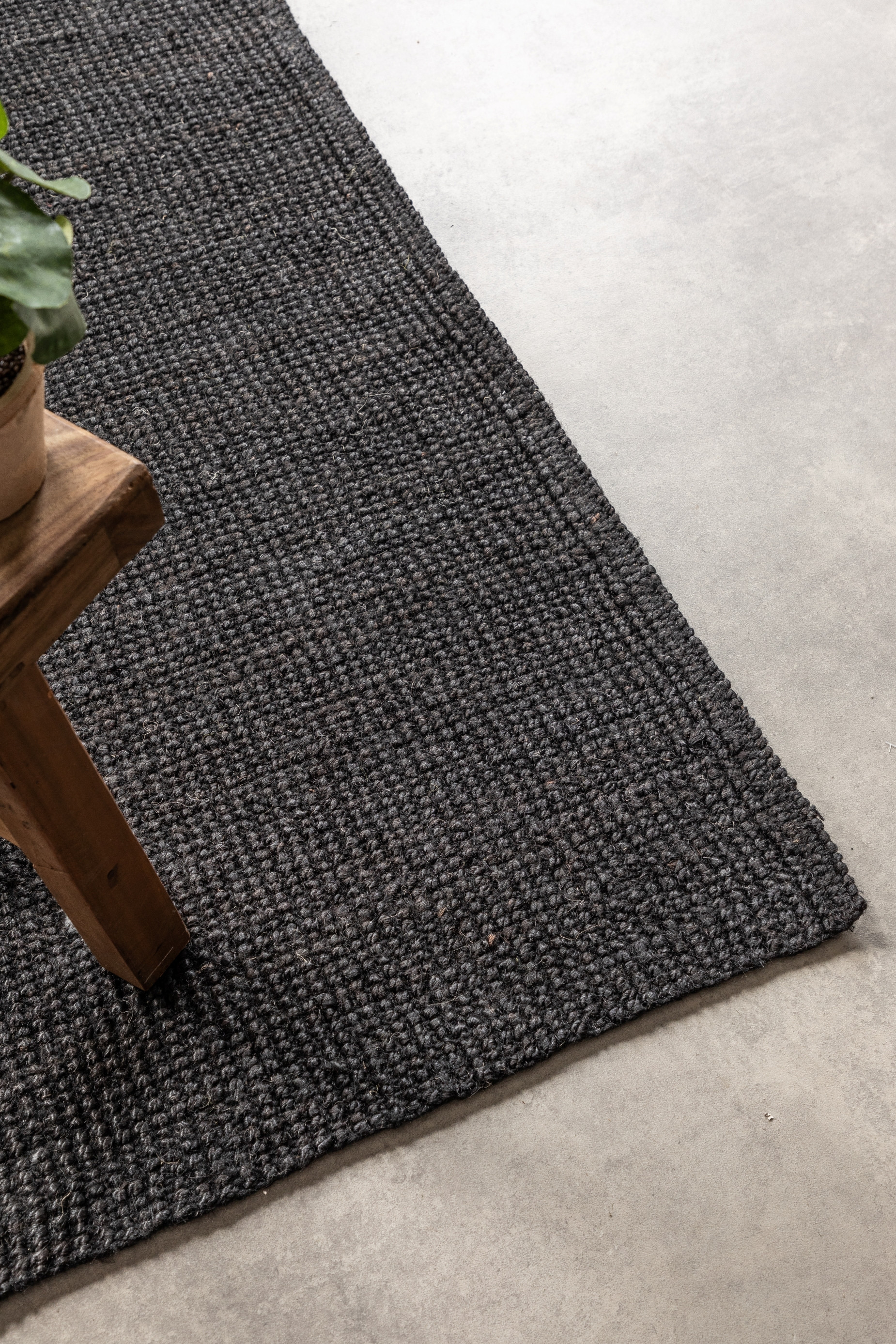 Kusový koberec Bouclé Jute 105976 Black 160x230 cm (obrázek 6)