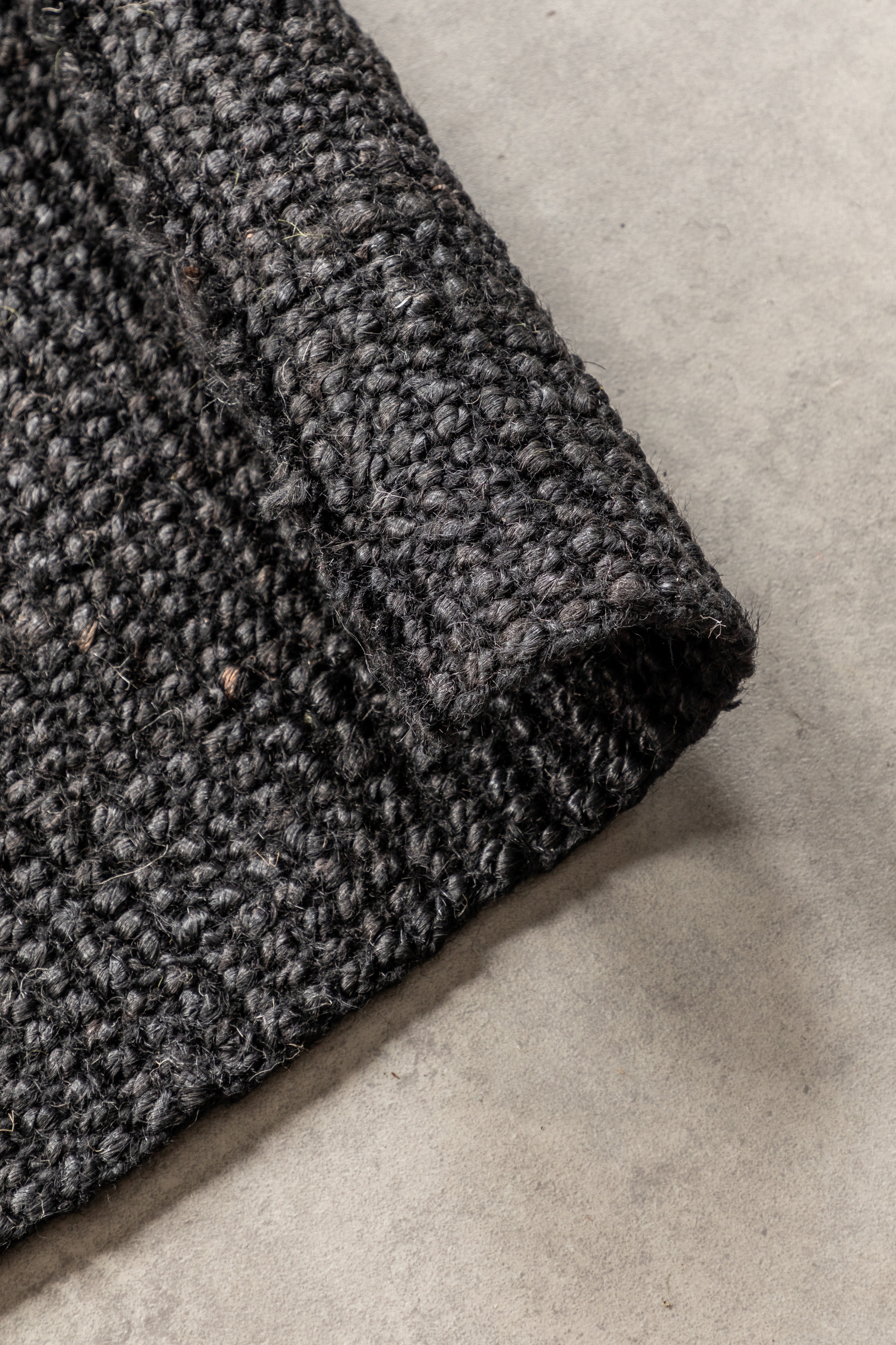 Kusový koberec Bouclé Jute 105976 Black 160x230 cm (obrázek 7)