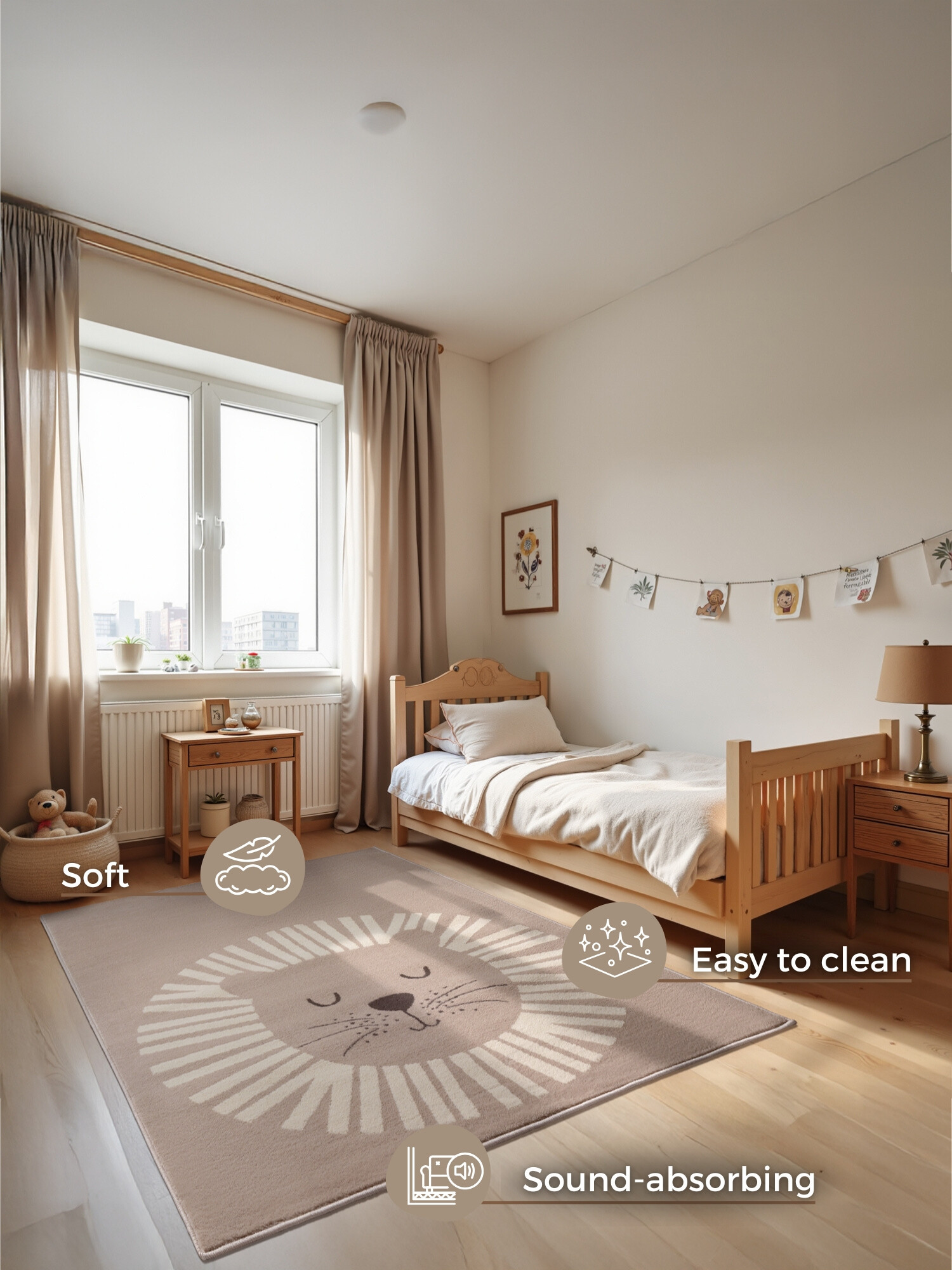 Dětský koberec Adventures 106214 Beige Cream 120x170 cm (obrázek 10)