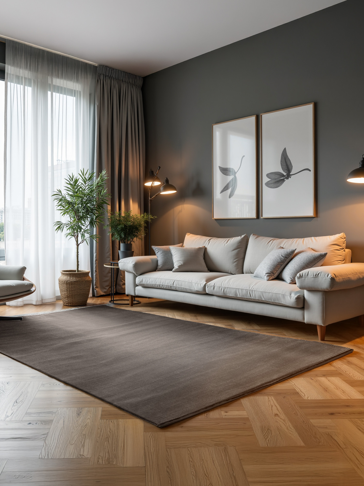 Kusový koberec Perles 106187 Cream Anthracite z kolekce Elle 120x170 cm (obrázek 6)