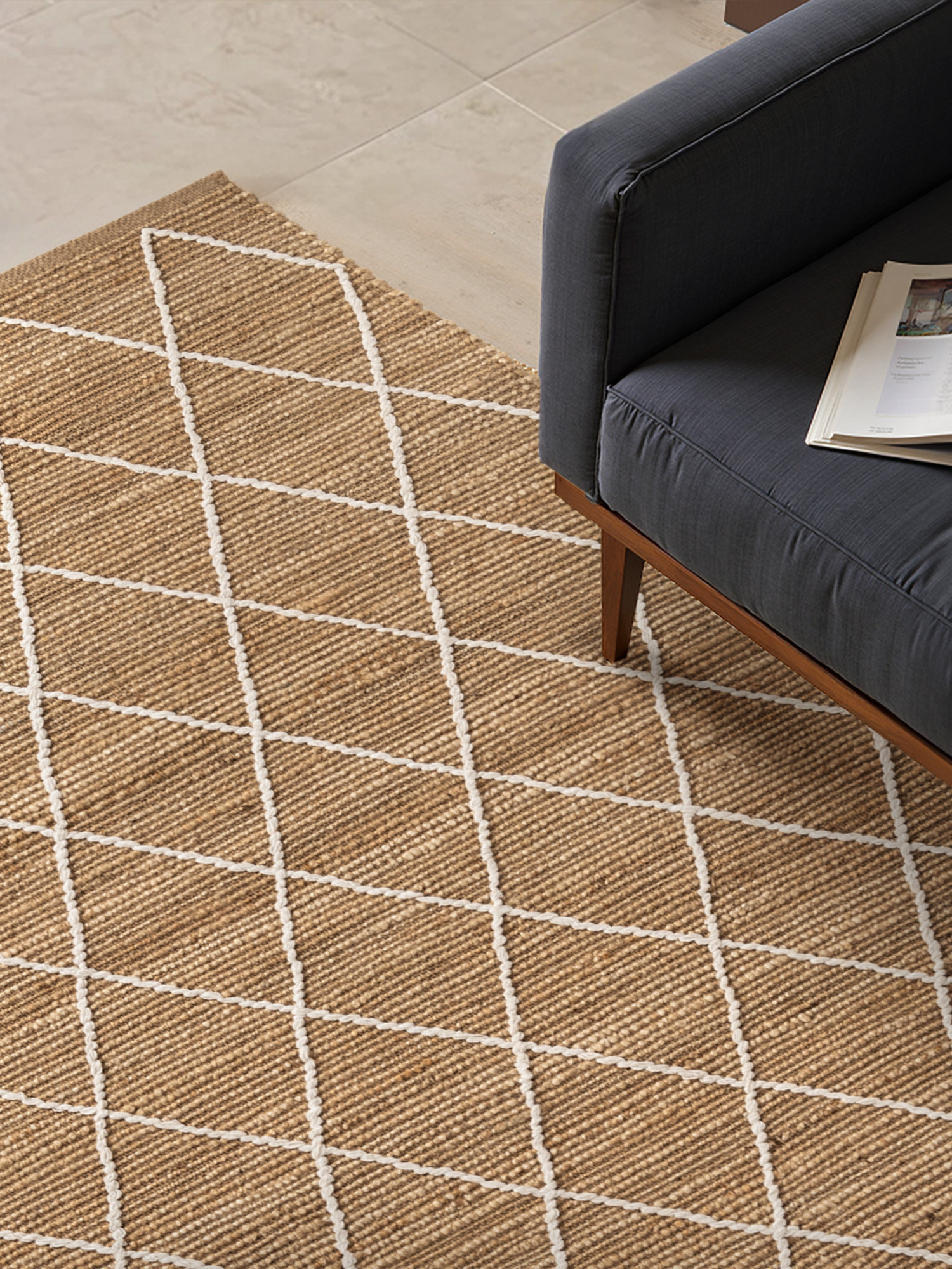 Kusový koberec Kunu 106208 Natural Gold White 80x150 cm (obrázek 6)
