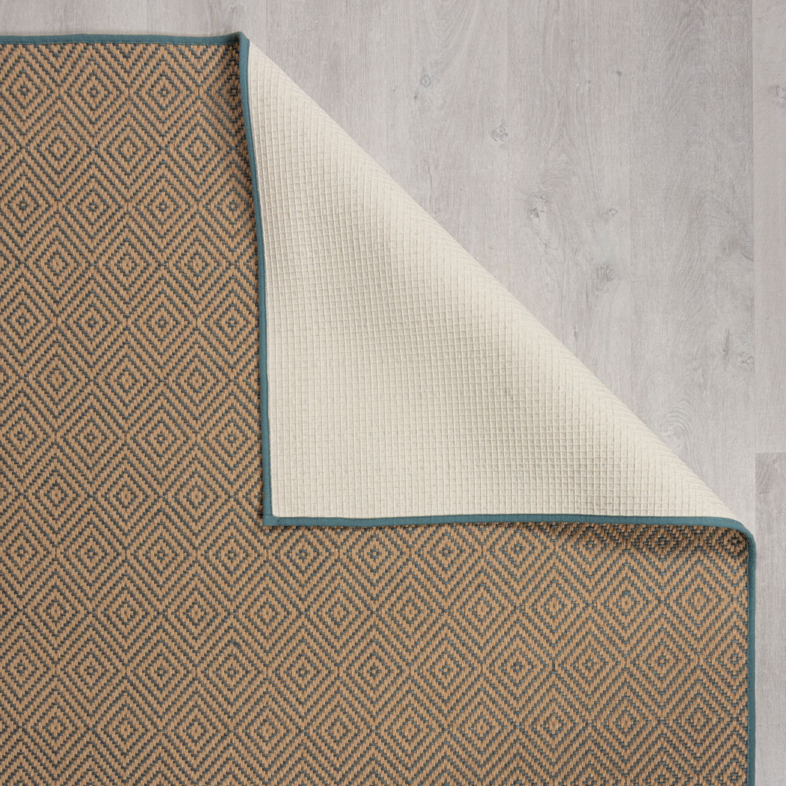 Kusový koberec Geometric Jute Blue 2