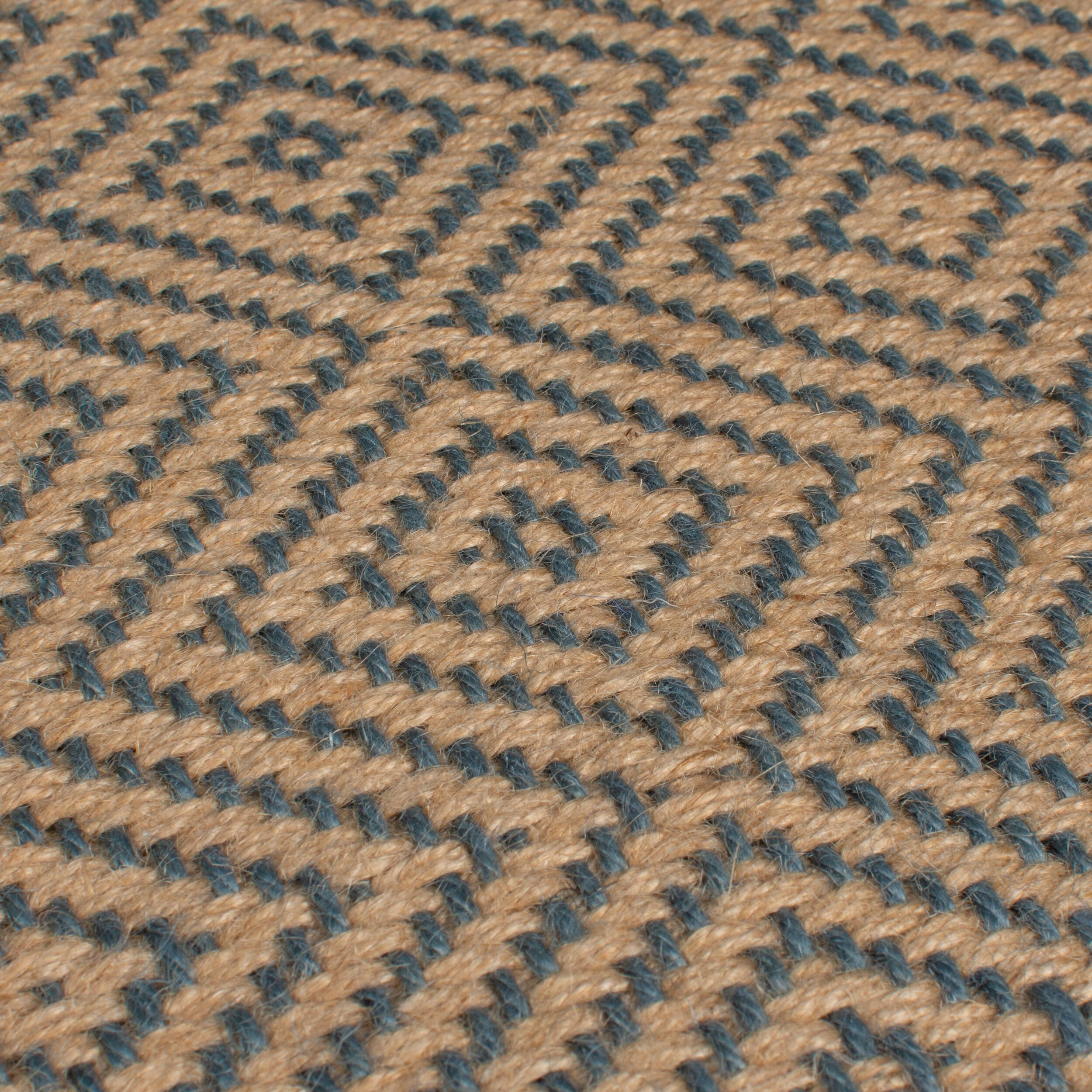 Kusový koberec Geometric Jute Blue 5