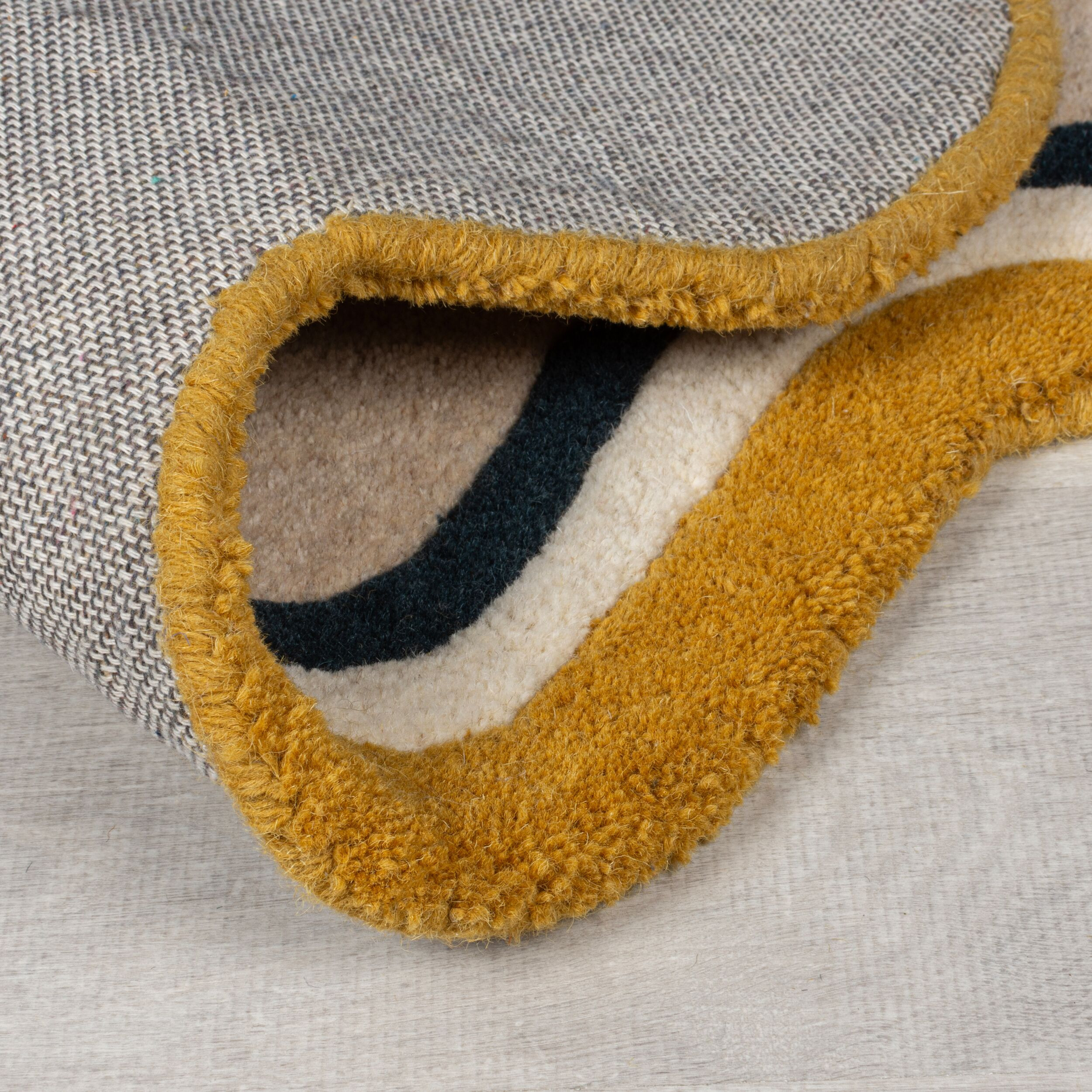 Kusový koberec Wool Scallop Leo Border Multi 3