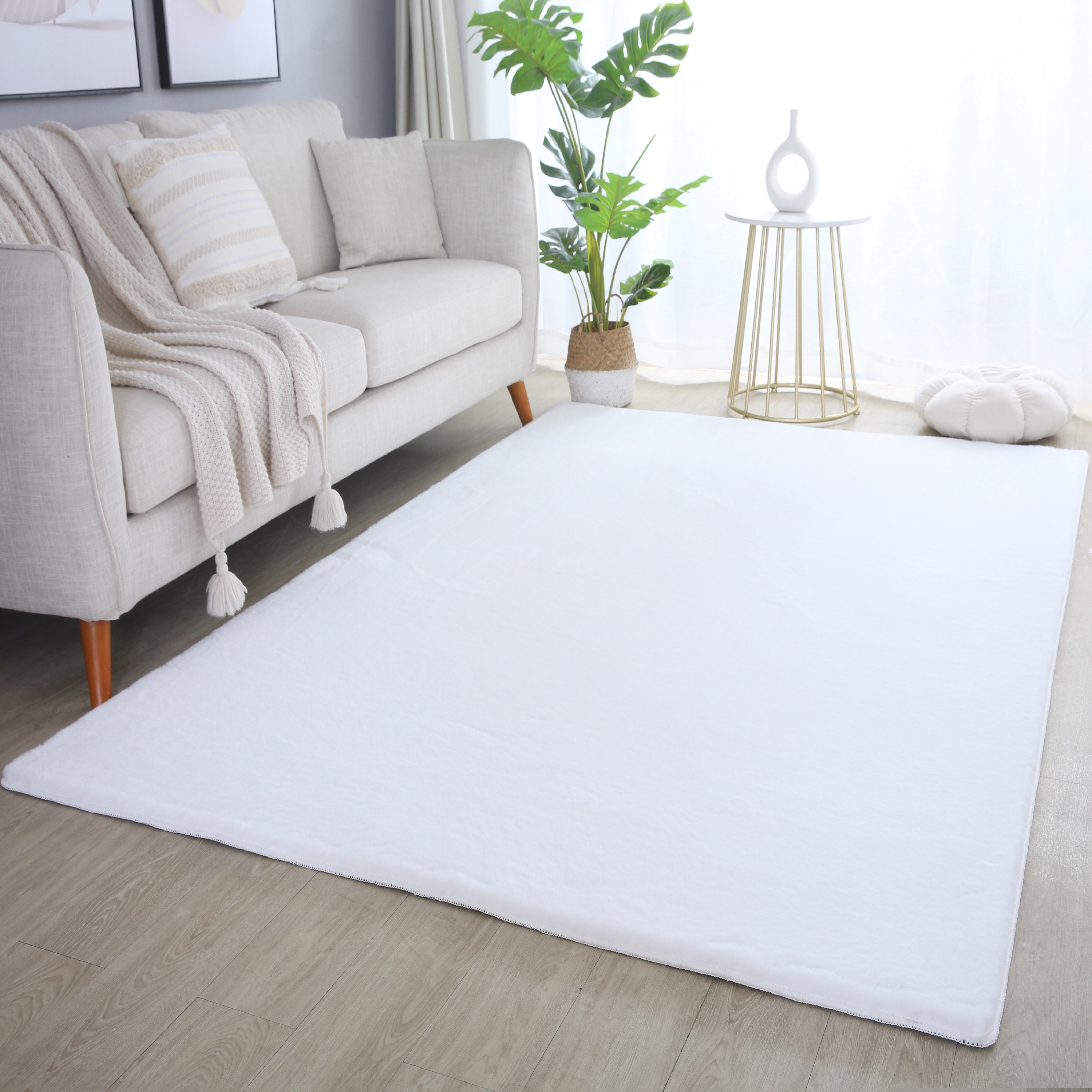 Kusový koberec Pouffy 5100 White 2