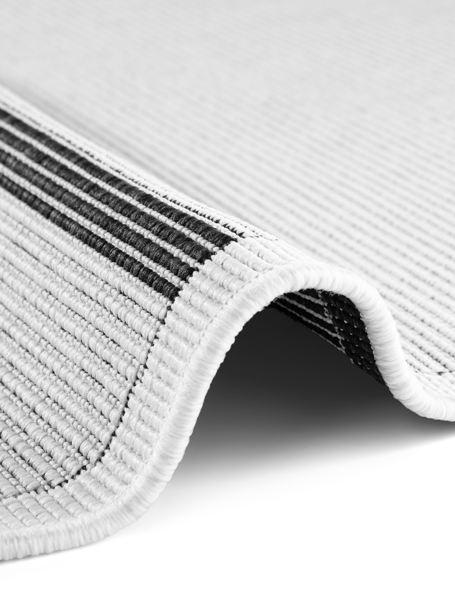 Běhoun Duet Bowen Black/White - na ven i na doma 80x250 cm (obrázek 7)