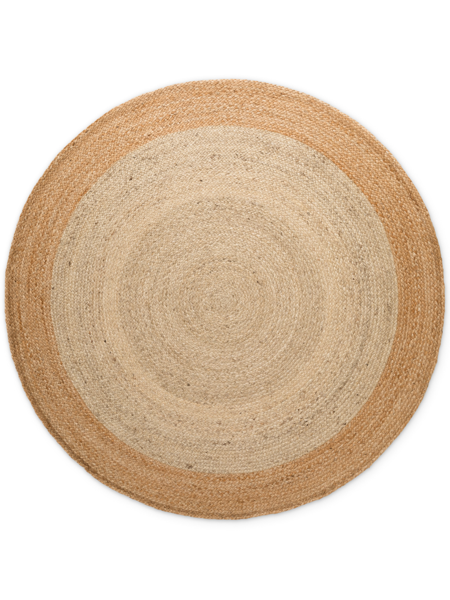 Kusový koberec Jutta Natur Ivory/Gold kruh