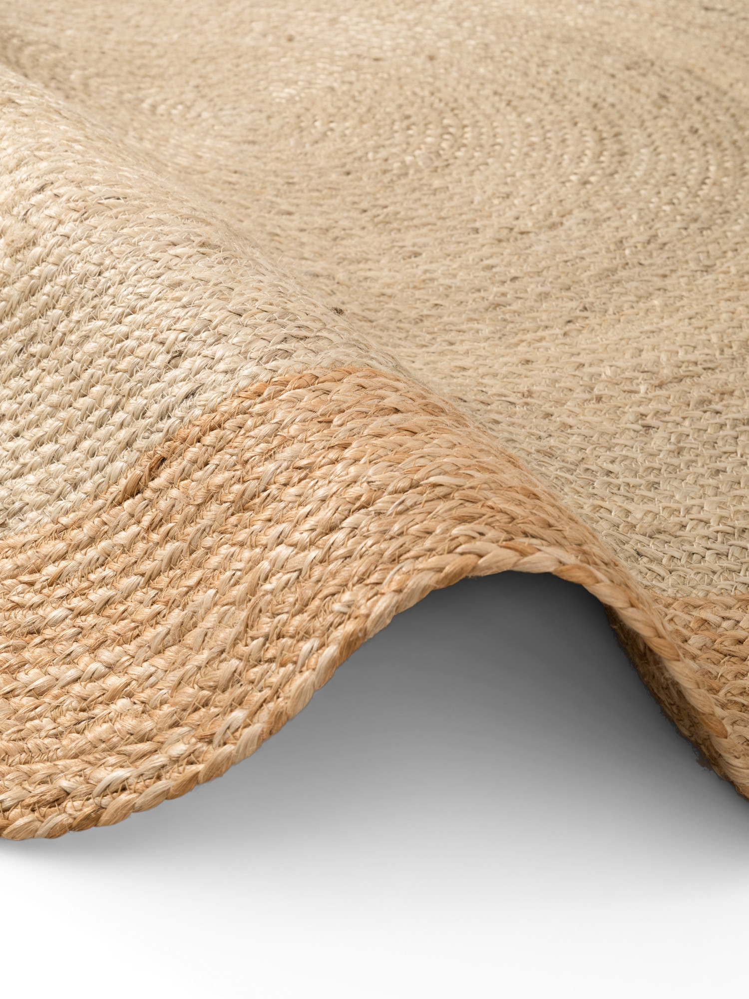 Kusový koberec Jutta Natur Ivory/Gold kruh 5