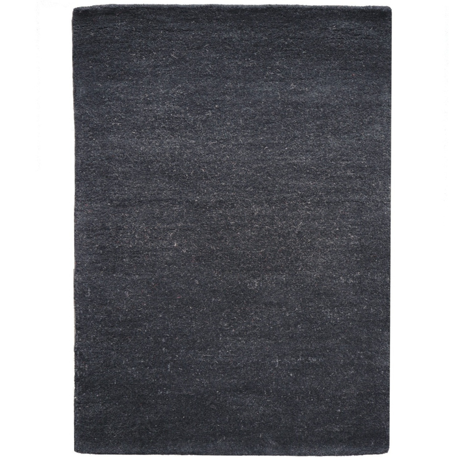 Ručně všívaný kusový koberec Asra wool černá