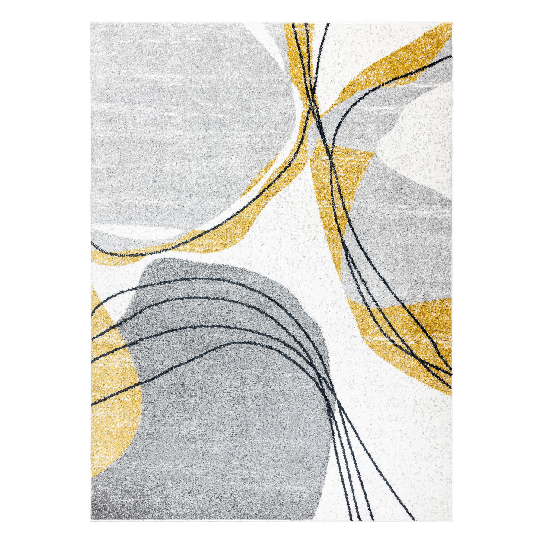 Kusový koberec Fusion 5868 white/yellow