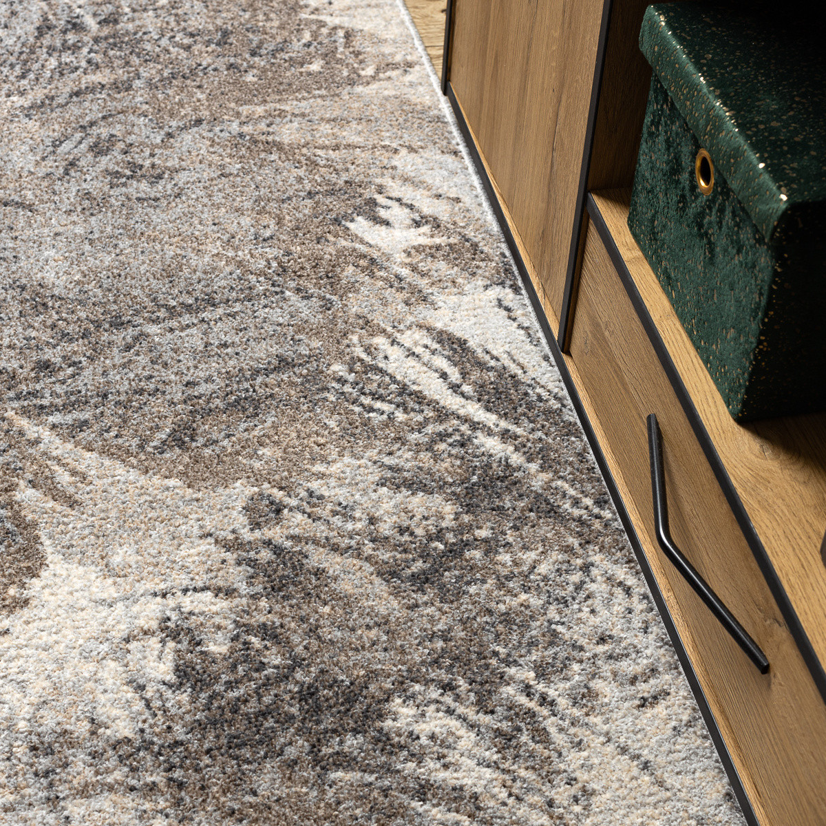 Kusový koberec Fusion 9617 dark grey/brown 80x150 cm (obrázek 6)