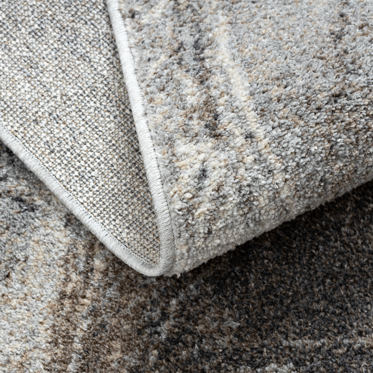 Kusový koberec Fusion 9617 dark grey/brown 80x150 cm (obrázek 9)