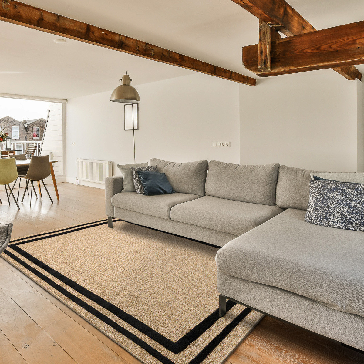 Kusový koberec Spark 0687 beige/black 160x220 cm (obrázek 8)
