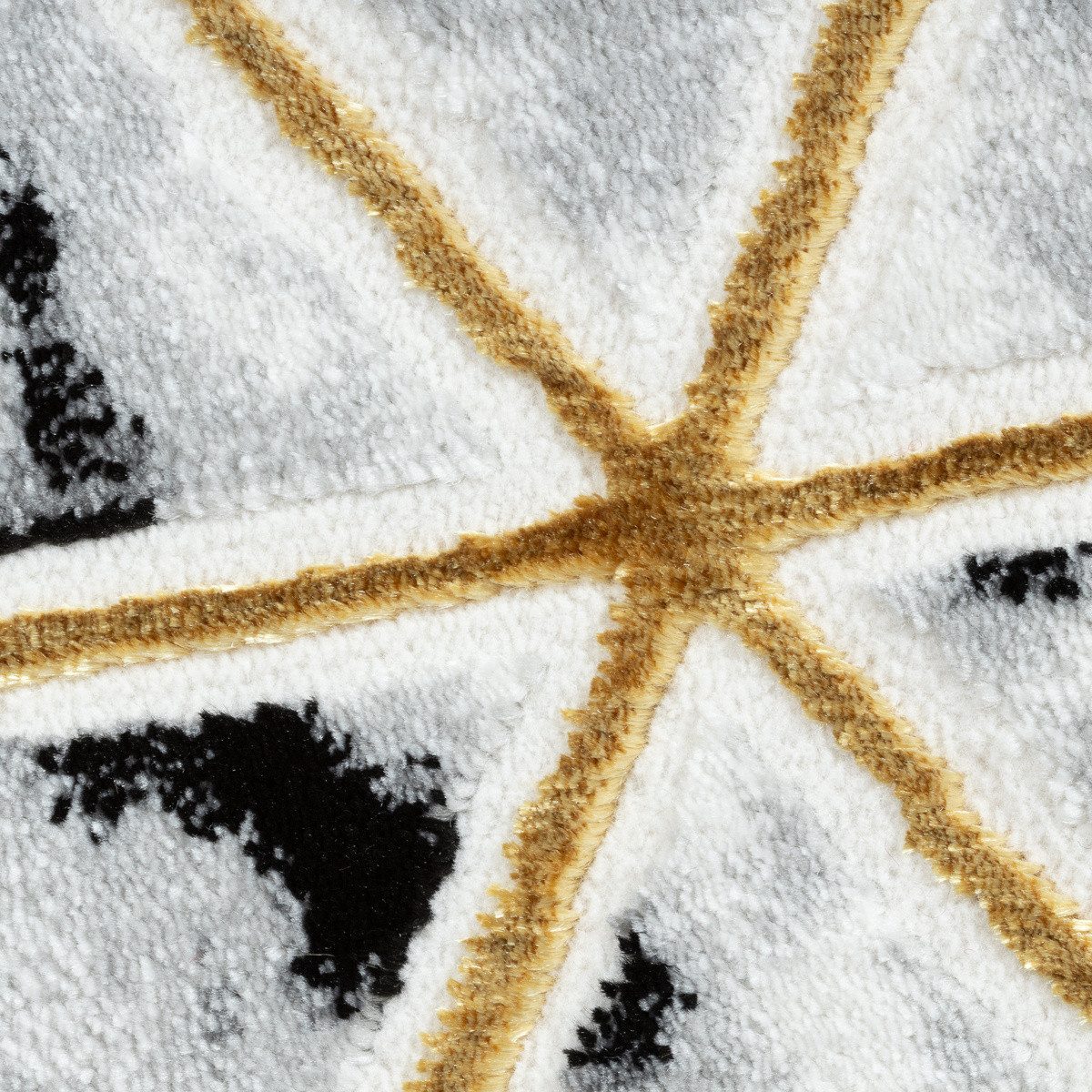 Kusový koberec Allure 1966 black/gold 80x150 cm (obrázek 6)