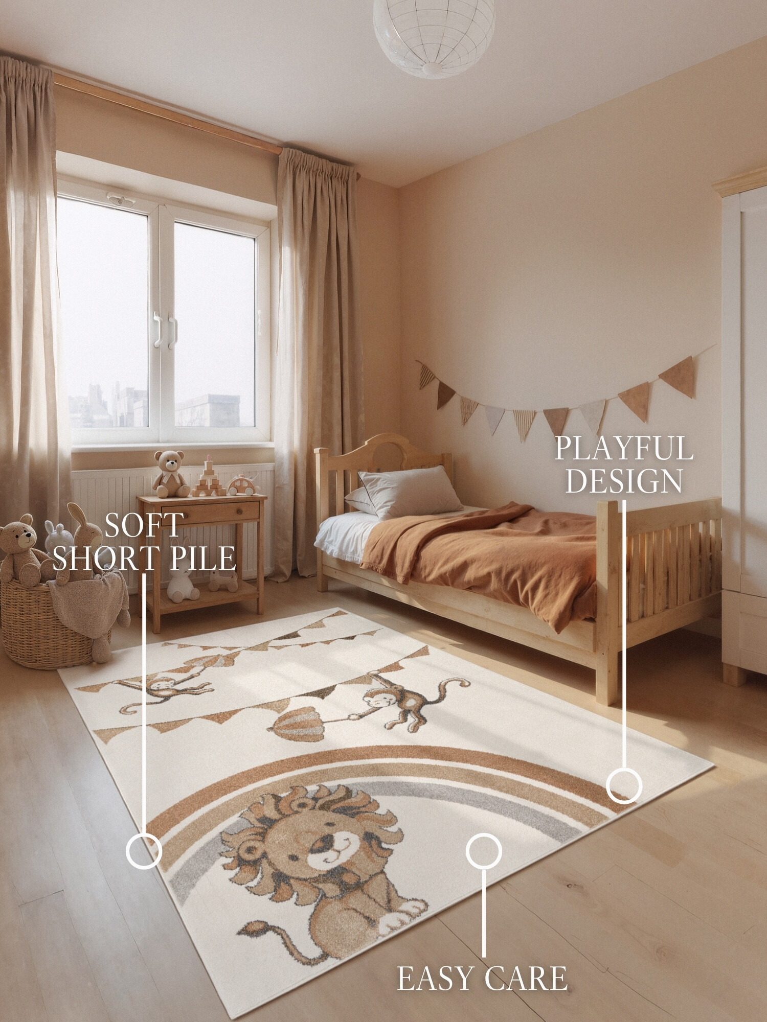 Dětský kusový koberec Villeroy & Boch Boho Kids 106308 Cream Multicolor 160x230 cm (obrázek 6)
