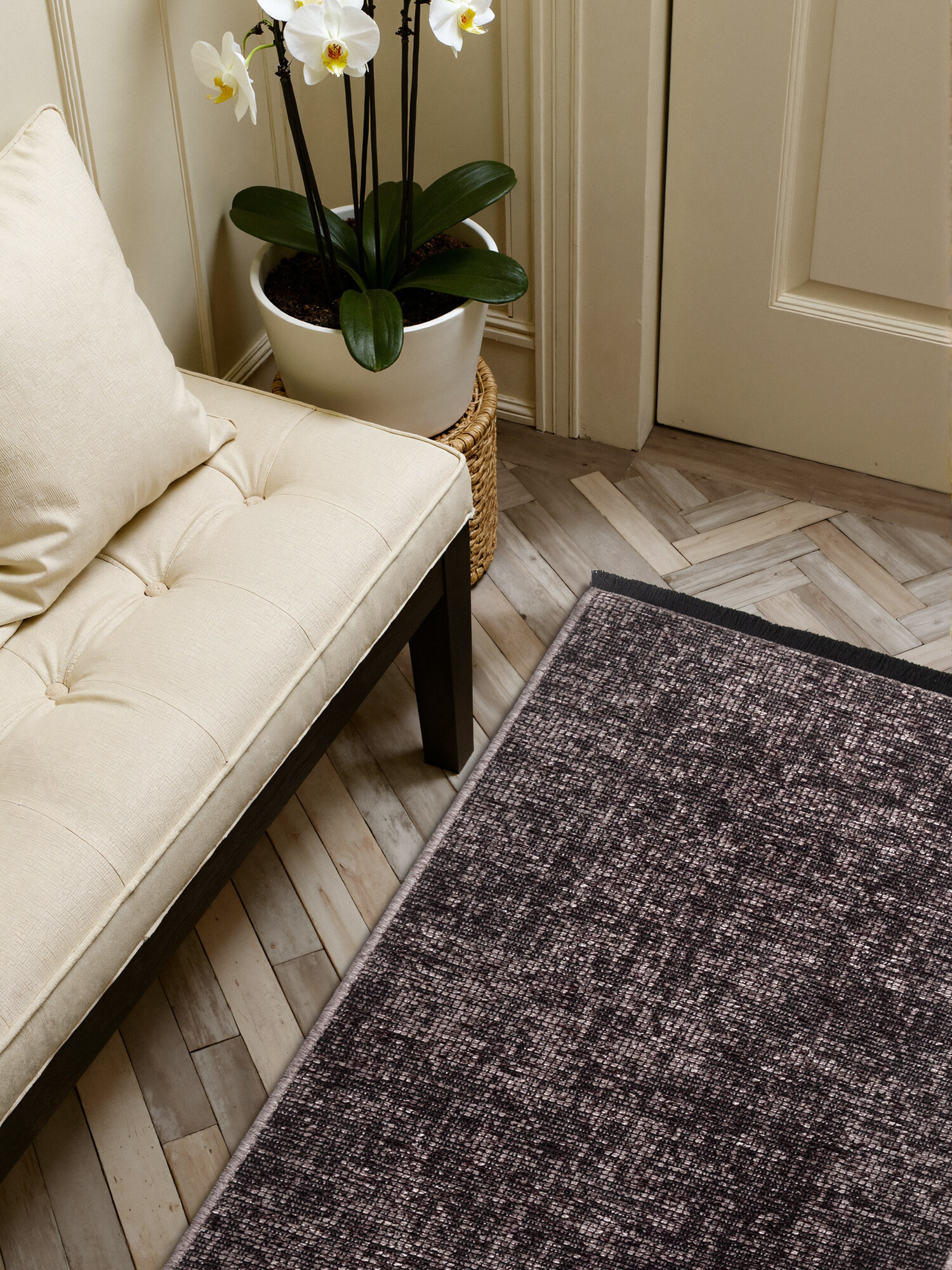 Běhoun Brilliance Prisma 106311 Brown z kolekce Elle 80x250 cm (obrázek 7)